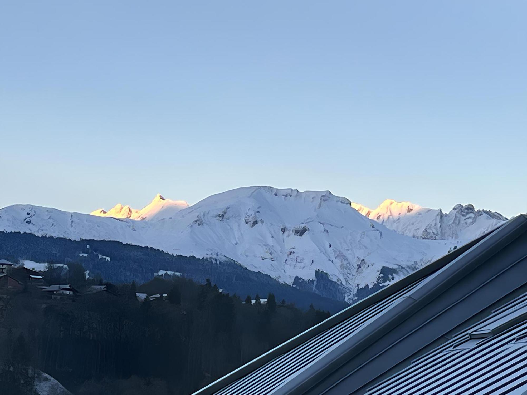 Ski Ou Thermes? Un Appt Cabine Avec Vue Magnifique Saint-Gervais-les-Bains Exteriör bild