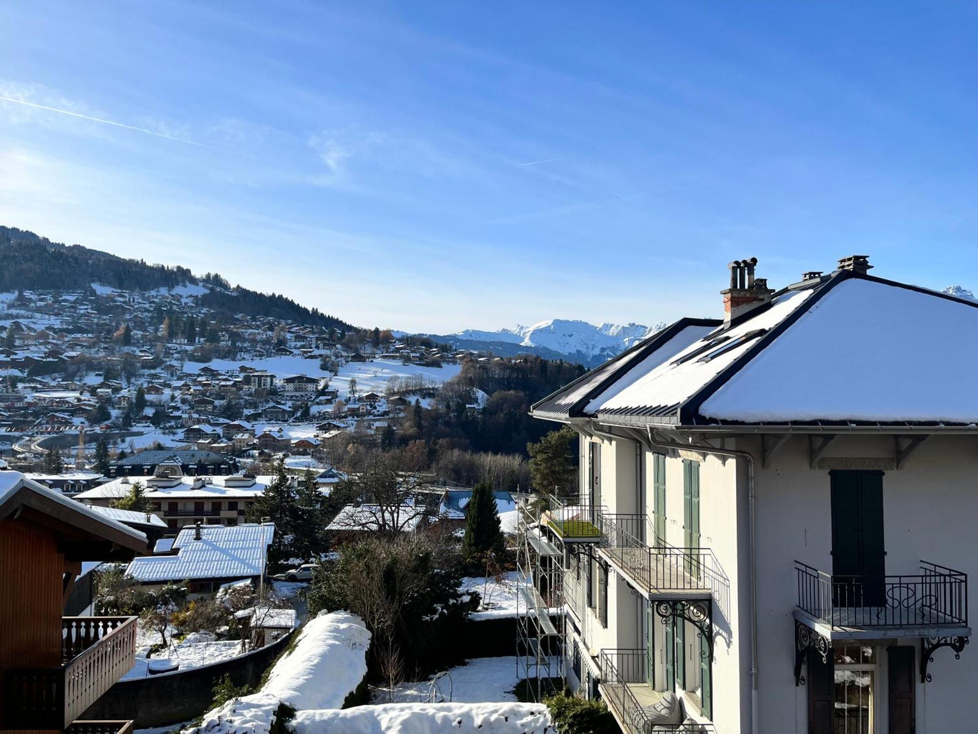 Ski Ou Thermes? Un Appt Cabine Avec Vue Magnifique Saint-Gervais-les-Bains Exteriör bild